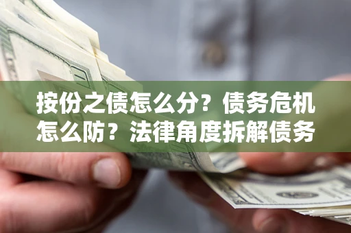 北京按份之债怎么分？债务危机怎么防？法律角度拆解债务分配与风险自保指南