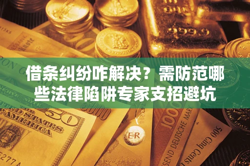 北京借条纠纷咋解决？需防范哪些法律陷阱专家支招避坑