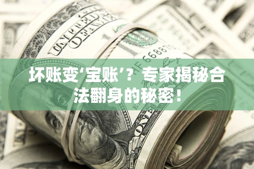 北京坏账变‘宝账’？专家揭秘合法翻身的秘密！