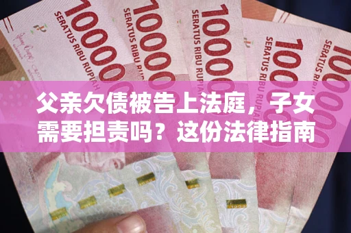 北京父亲欠债被告上法庭，子女需要担责吗？这份法律指南必须看完