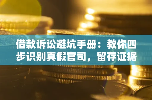 北京借款诉讼避坑手册：教你四步识别真假官司，留存证据不踩雷