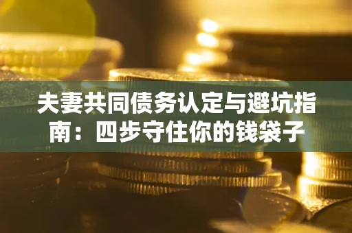 北京夫妻共同债务认定与避坑指南：四步守住你的钱袋子