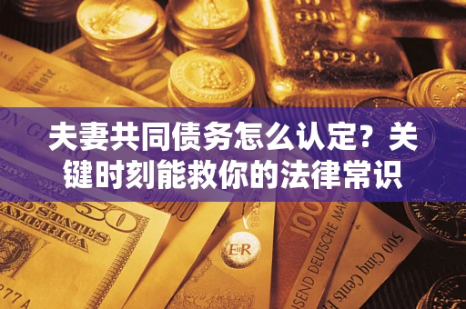 北京夫妻共同债务怎么认定？关键时刻能救你的法律常识