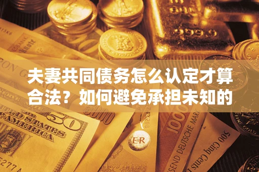 北京夫妻共同债务怎么认定才算合法？如何避免承担未知的债务风险？