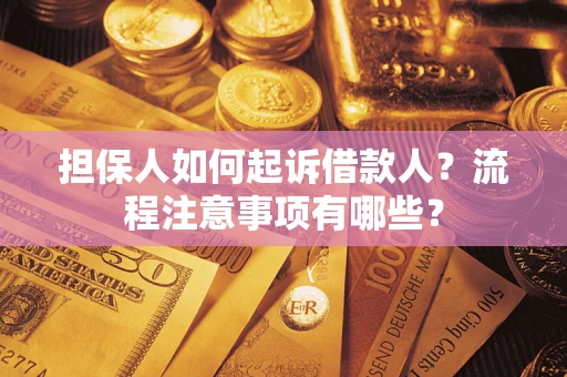 北京担保人如何起诉借款人？流程注意事项有哪些？